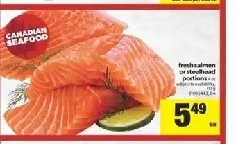 Real Canadian Superstore Fresh Salmon offer