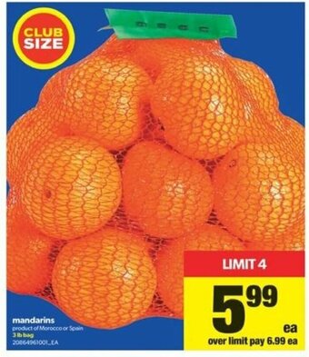 Real Canadian Superstore Mandarins offer