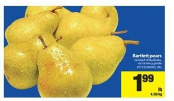 Real Canadian Superstore Bartlett Pears offer