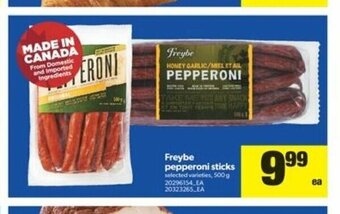 Real Canadian Superstore Freybe Pepperoni Sticks offer