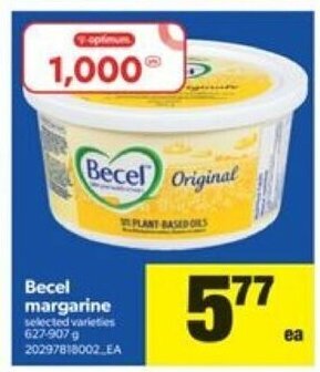 Real Canadian Superstore Becel Margarine offer