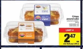 Real Canadian Superstore Crispy Pound Cake offer
