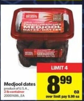 Real Canadian Superstore Medjool Dates offer