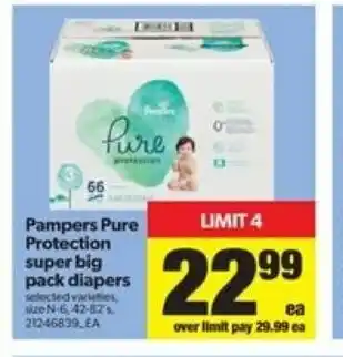 Real Canadian Superstore Pampers Pure Protection offer