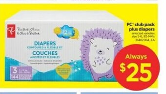 Real Canadian Superstore PC Club Pack Plus Diapers offer