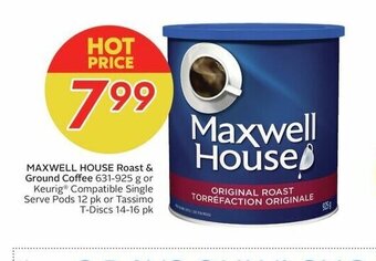 Sobeys Maxwell House Roast & Ground Coffee offer