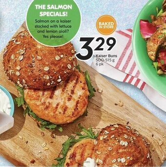 Sobeys Kaiser Buns offer