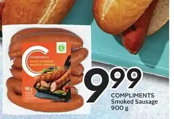 Sobeys Compliments Smoked Sausage offer