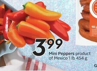 Sobeys Mini Peppers offer