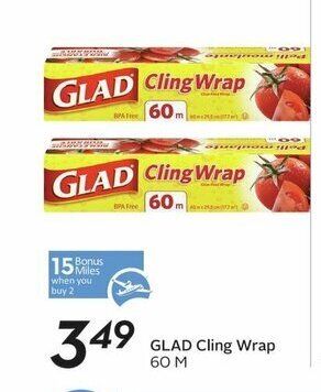Sobeys Glad Cling Wrap offer