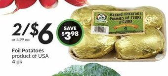 Sobeys Foil Potatoes offer