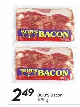 Sobeys Bob's Bacon offer