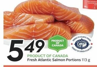 Sobeys Fresh Atlantic Salmon Portions offer