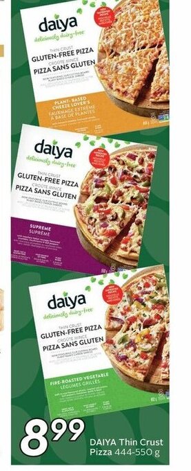 Sobeys Daiya Thin Crust Pizza offer