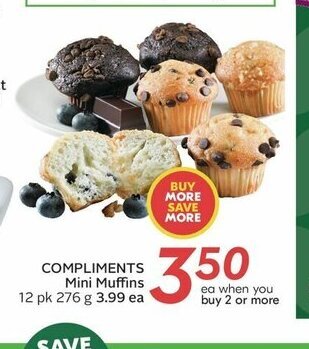 Sobeys Compliments Mini Muffins offer
