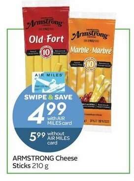 Sobeys Armstrong Cheese Sticks offer