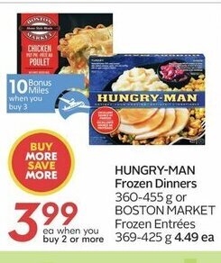 Sobeys Hungry-Man Frozen Dinners offer