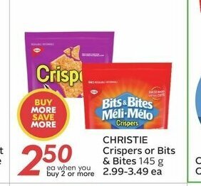 Sobeys Christie Crispers or Bits & Bites offer