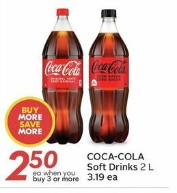 Sobeys Coca-Cola Soft Drinks offer