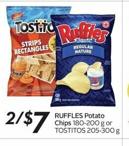 Sobeys Ruffles Potato Chips offer