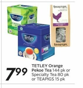 Sobeys Tetley Orange Pekoe Tea offer