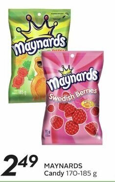 Sobeys Maynards Candy offer
