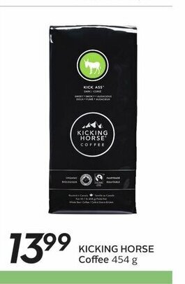 Sobeys Kicking Horse Coffee offer