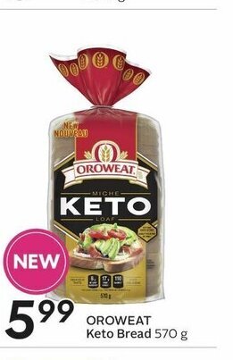 Sobeys Oroweat Keto Bread offer