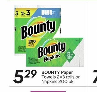 Sobeys Bounty Paper Towels offer