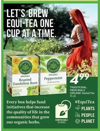 Sobeys Traditional Medicinals Organic offer