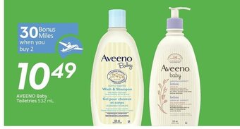 Sobeys Aveeno Baby Toiletries offer