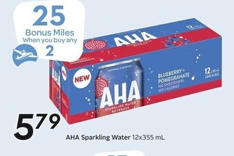 Sobeys AHA Sparkling Water offer