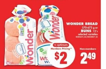 No Frills Wonder Bread offer