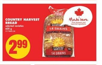 No Frills Country Harvest Bread offer