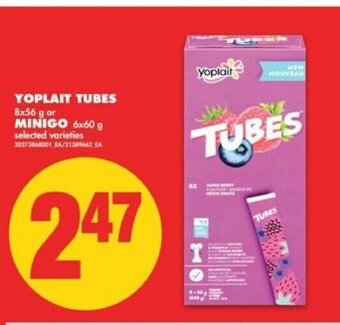 No Frills Yoplait tubes offer