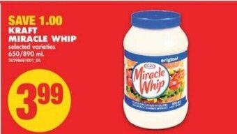 No Frills Kraft miracle whip offer