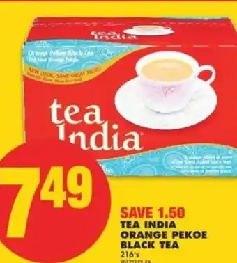 No Frills Tea india orange pekoe black tea offer