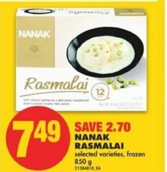 No Frills Nanak rasmalai offer