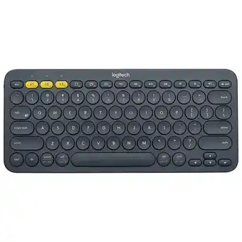 Best Buy Logitech K380 Multi-Device Bluetooth Keyboard - Grey offer