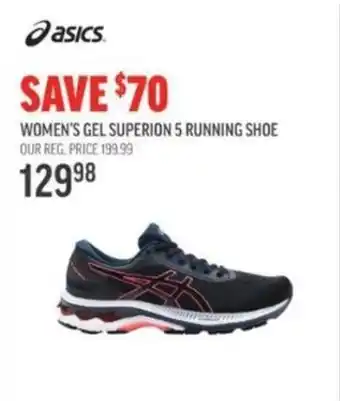 Sport Chek Women's gel superion 5 running shoe offer