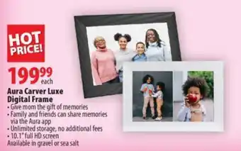 Aura carver luxe digital frame