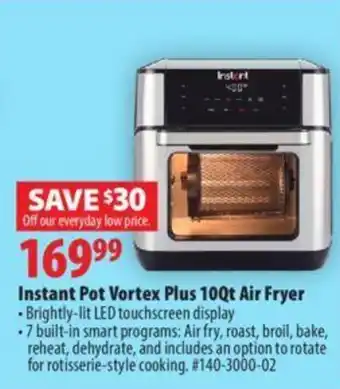 Instant pot vortex plus