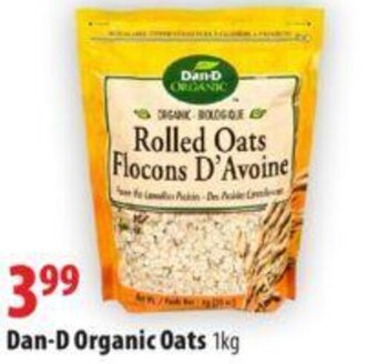 London Drugs Dan-d organic oats offer