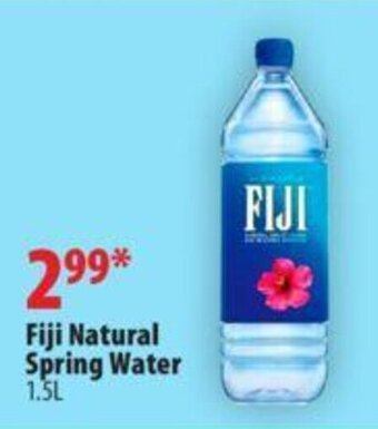 London Drugs Fiji natural spring water offer