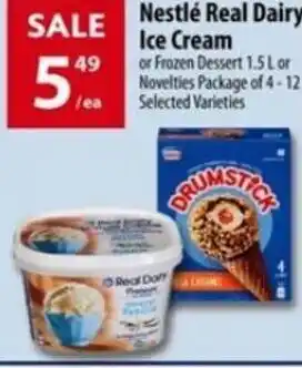 Nestlé real dairy ice cream