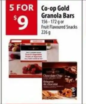 Co-Op Food Co-op Gold Granola Bars offer
