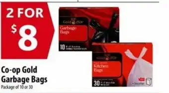 Co-Op Food Co-op Gold Garbage Bags offer