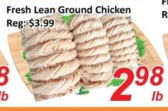 Fresh Win Foodmart Fresh Lean Ground Chicken offer