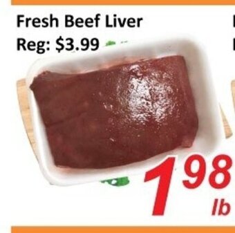 Fresh Win Foodmart Fresh Beef Liver offer