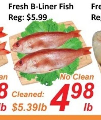 Fresh Win Foodmart Fresh B-Liner Fish offer